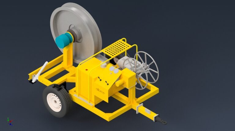 Yer Altı Kablo Sarma Makinası